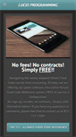 Mobile Screenshot of lucidprogramming.com